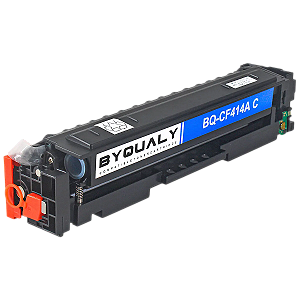 TONER COMPATÍVEL COM HP CF414A COM CHIP CIANO BYQUALY 2.4K