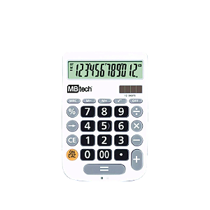 CALCULADORA ELETRÔNICA 12 DIGITOS GB54456 MB TECH