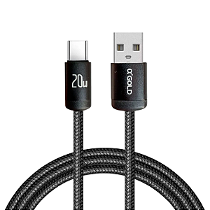 CABO DE DADOS USB TIPO-C 1M CB77-3 A'GOLD