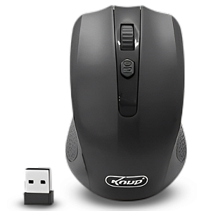 MOUSE ÓPTICO SEM FIO 1600DPI KP-G14 KNUP