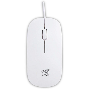 MOUSE COM FIO 1200DPI SURFACE MAXPRINT BRANCO