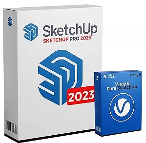 Sketchup Pro 2023 + V-ray 6.0 - Original - Vitalício - C\ Nota Fiscal (Envio imediato por e-mail)