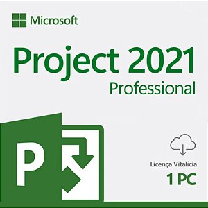 Microsoft Project Professional 2021 - Original - Vitalício - C\ Nota Fiscal (Envio imediato por e-mail)