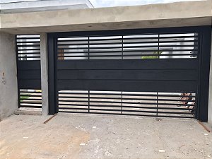 MFP-02 Portão Basculante Galvanizado Semi-Privativo Pintura Automotiva