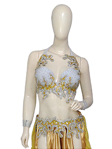 Traje bordado para dança do ventre Lelys