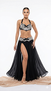 Roupa Traje Figurino Dança Do Ventre Aziza