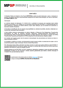 MP - CERTIDAO NEGATIVA DE INQUERITO CIVIL
