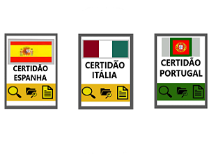 PESQUISA DE CERTIDÕES EM PORTUGAL, ITALIA E ESPANHA