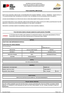 Certidão da Junta Comercial