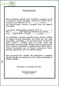 PROCURAÇÃO PARTICULAR COM ASSINATURA DIGITAL ICP BRASIL
