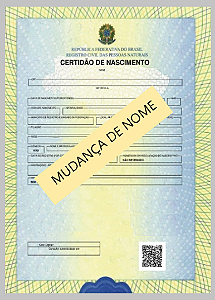 Mudança de nome