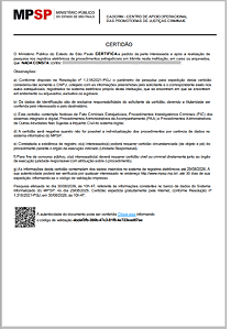Certidão do Ministério Público Estadual