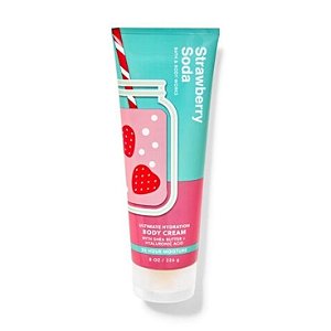 Creme Corporal Hidratante Bath Body Works Strawberry Soda 226g