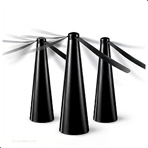 kit 3 Ventilador Repelente de Moscas Mosquito Para Mesa