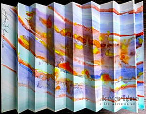 Art Plissé Vague arc en ciel