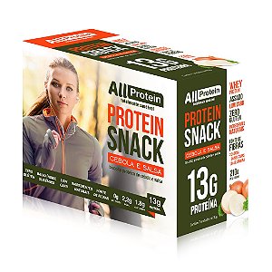 1 Caixa de Protein Snack Cebola e Salsa All Protein 7 unidades de 30g - 210g