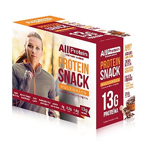 1 Caixa de Protein Snack Multigrãos All Protein 7 unidades de 30g - 210g