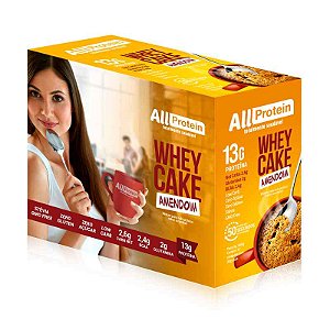 1 Caixa de Whey Cake Amendoim All Protein 12 unidades de 30g - 360g