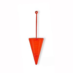Chumbada Cone Laranja com Haste