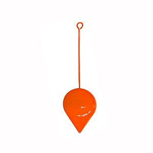 Chumbada Pião Laranja com Haste