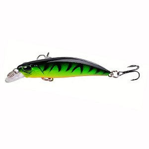 Iscas de Pesca Dura Pencil Verde e Preta - 6,8cm 4,1g