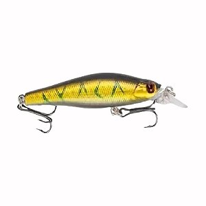 Iscas de Pesca Dura Minnow Amarela e Preta - 8,8cm 8g