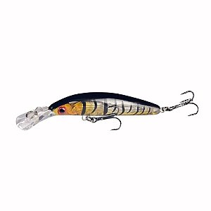 Iscas de Pesca Dura Minnow Branca e Preta - 7cm 3,8g