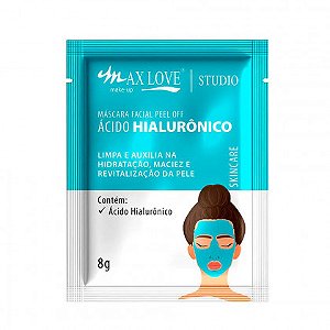 Máscara Facial Peel Off Ácido Hialurônico Max Love