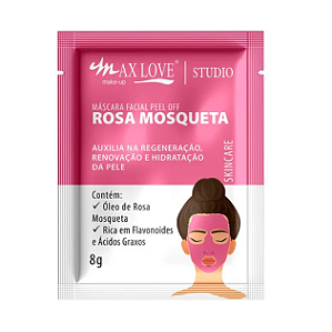 Máscara Facial Peel Off Rosa Mosqueta Max Love