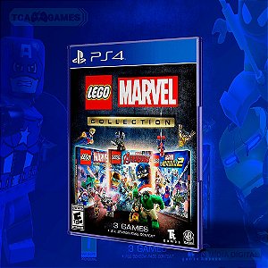 Coleção Lego Marvel - 3 Jogos - PS4 Mídia Digital