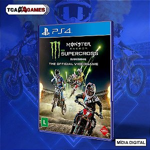Monster Energy Supercross — The Official Videogame - PS4 - Mídia Digital