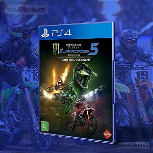 Monster Energy Supercross  5 - The Official Videogame - PS4 - Mídia Digital