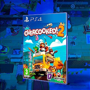 Overcooked! 2- PS4 - Mídia Digital