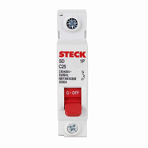 Disjuntor Monopolar Steck C25