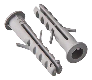 Bucha de Bylon com Aba 6mm - 20 un.