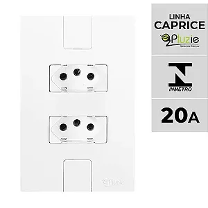 CONJUNTO  COM 2 TOMADAS DE 20A 250V