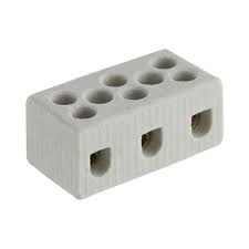 conector de porcelana ceramica 10A 250v