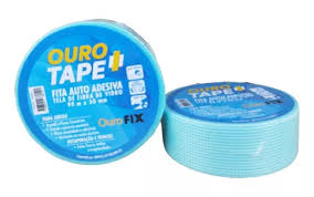 fita auto adesiva tela de fibra de vidro ouro flx