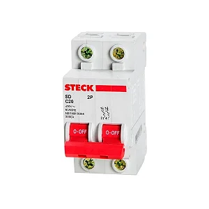 disjuntor bipolar de 20a steck