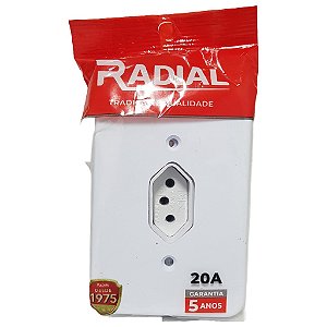 tomada de 20a de externa radial