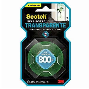 fita dupla-face para ambiente interno fixa forte scotch 3m