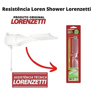 Resistência lorenzetti loren shower ultra multitemperaturas eletrônica 127v 5500w