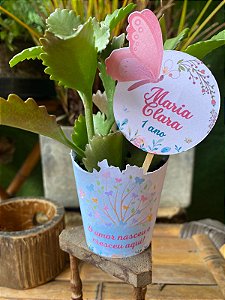 Rotulo para Suculenta Jardim Encantando + Tag Personalziada