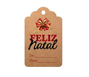Tag Feliz Natal Mimo Cliente 100 un