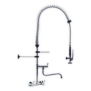 Esguicho de Pré-Lavagem de Parede Com Torneira Extra, Com Misturador ( 150mm )