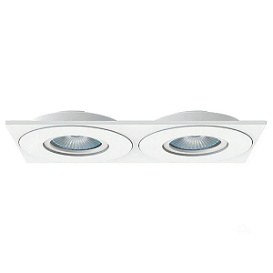 Spot de Embutir Duplo Face Plana Dicroica Mr16 Gu10 Biv IP20