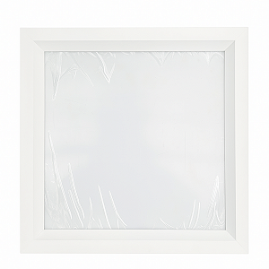 Luminária Plafon de Embutir Quadrada Branca 6 Lampadas