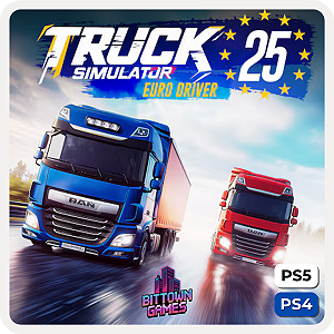 Truck Simulator 25: Euro Driver PS5 PS4 Mídia Digital