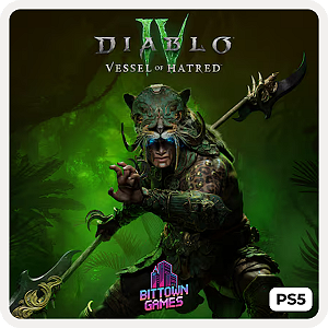Diablo IV 4 Vessel Of Hatred DLC PS5 Mídia Digital