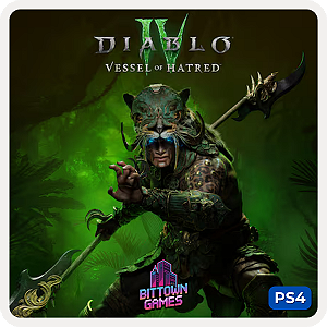 Diablo IV 4 Vessel Of Hatred DLC PS4 Mídia Digital
